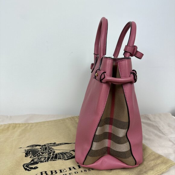 Burberry Pink Banner Bag - Picture 4 of 16